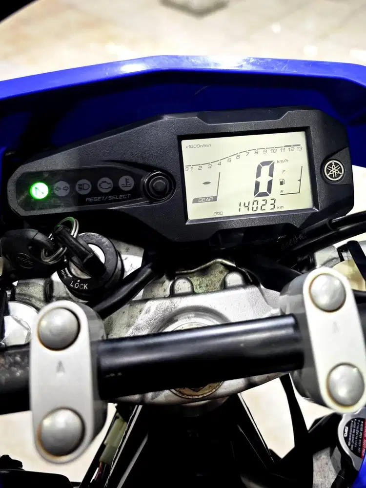 Yamaha WR 155cc blue glossy mewah th 2021. Anugerah motor rungkut