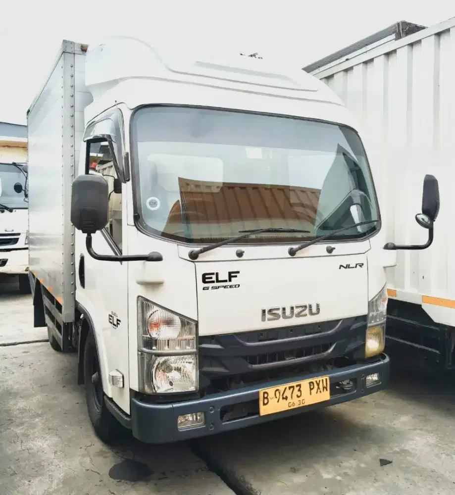 19rbKM+banBARU MURAH CDE Isuzu elf engkel NLR Box aluminium 2025 bok