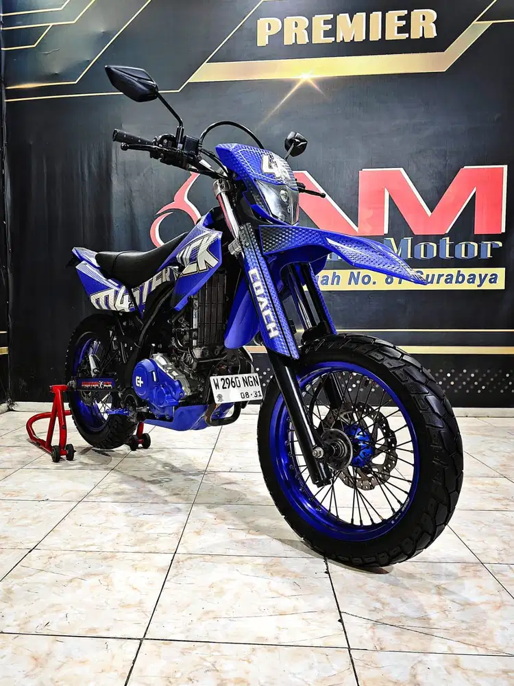 Yamaha WR 155cc blue glossy mewah th 2021. Anugerah motor rungkut