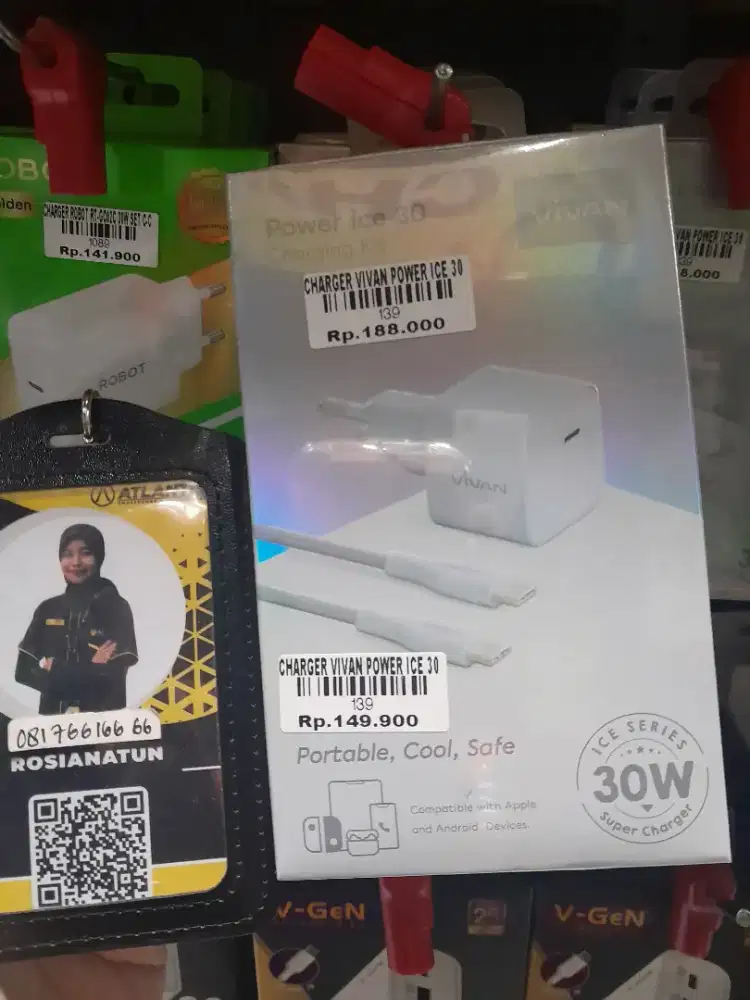 CHARGER VIVAN POWER ICE 30 ATLANTIS DAHSYAT