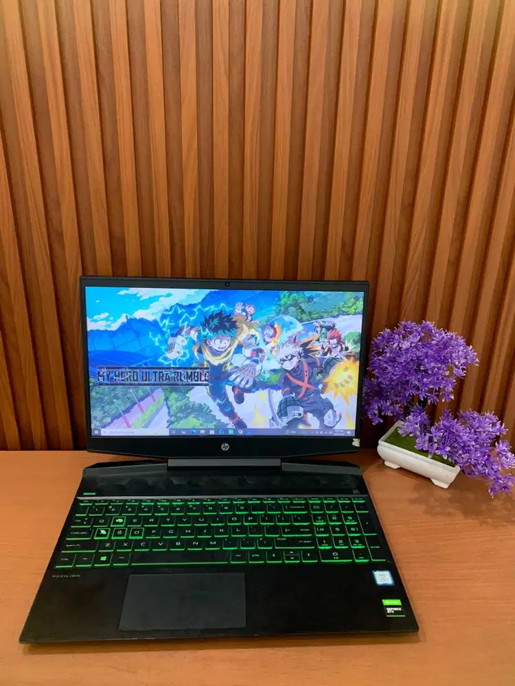 HP GAMING PAVILION 15 INTEL CORE I7 GEN 9 RAM 8 GB SSD 256 GB GTX 1650