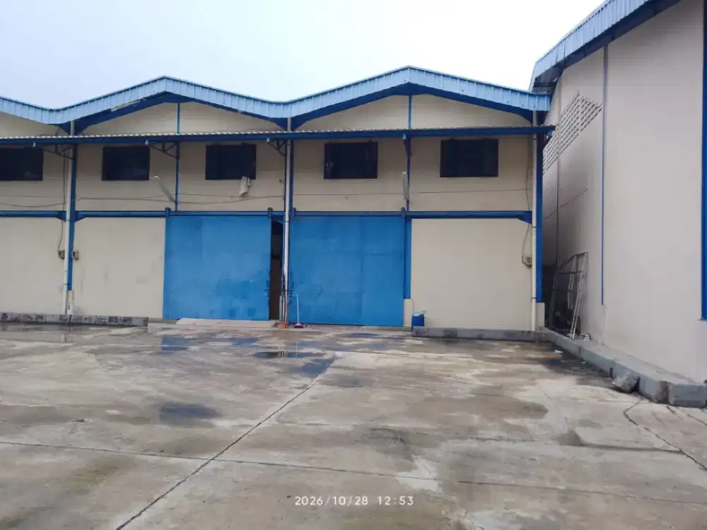 Disewakan gudang legok bisa masuk kontainer 40feet