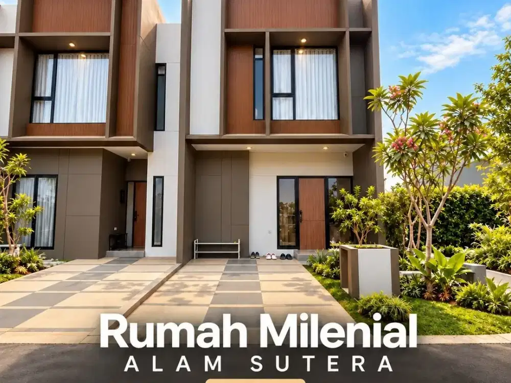 PRIM 5×10 RYIL SUTERA RASUNA, RUMAH MODERN DUA LANTAI