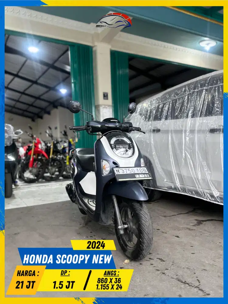 HONDA SCOOPY NEW 2024 NEGO MASZEHH HIKMAH MOTOR KEPUH MALANG