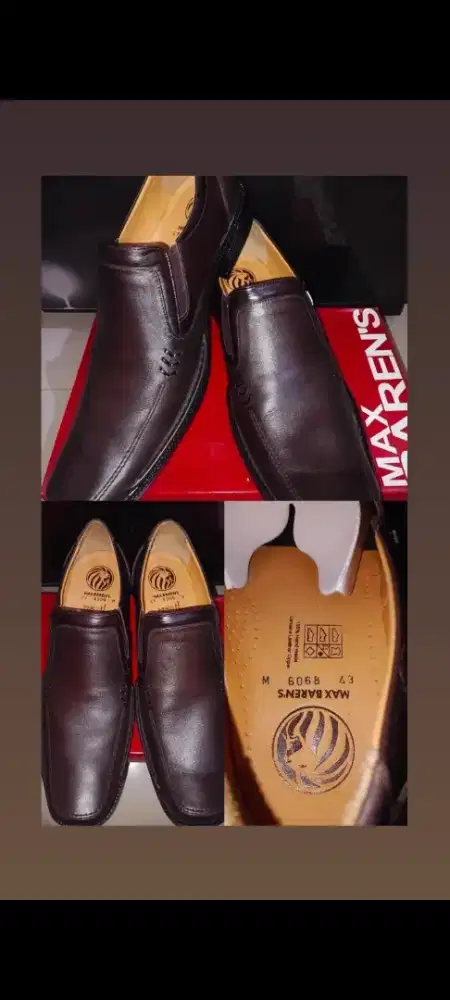 Sepatu max baren's pria ukuran 43