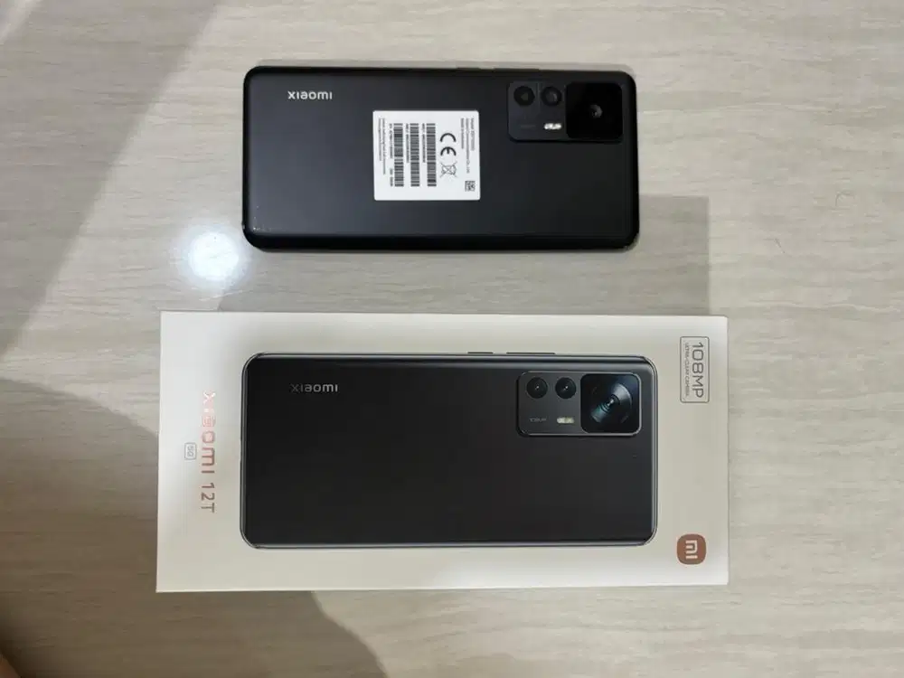 XIAOMI 12T 5G camera 108mp handphone second