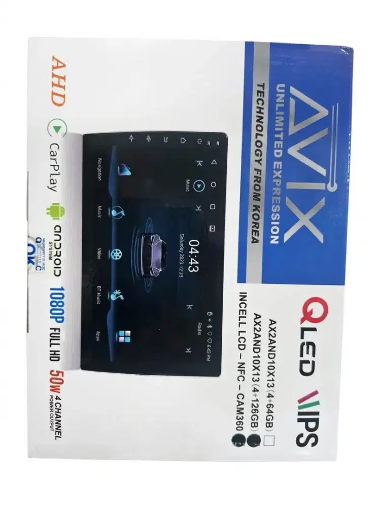 AVIX Android Head Unit (AX2AND10X13)