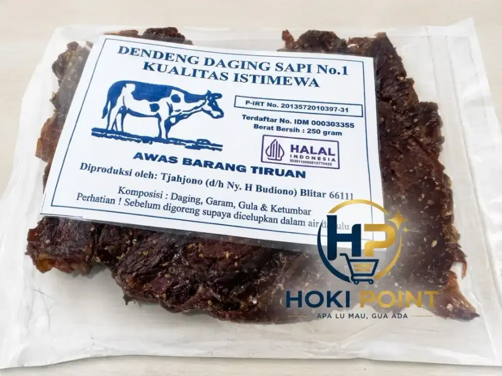 Dendeng Daging Sapi Premium Tjahjono (d/h Ny H. Budiono Blitar)