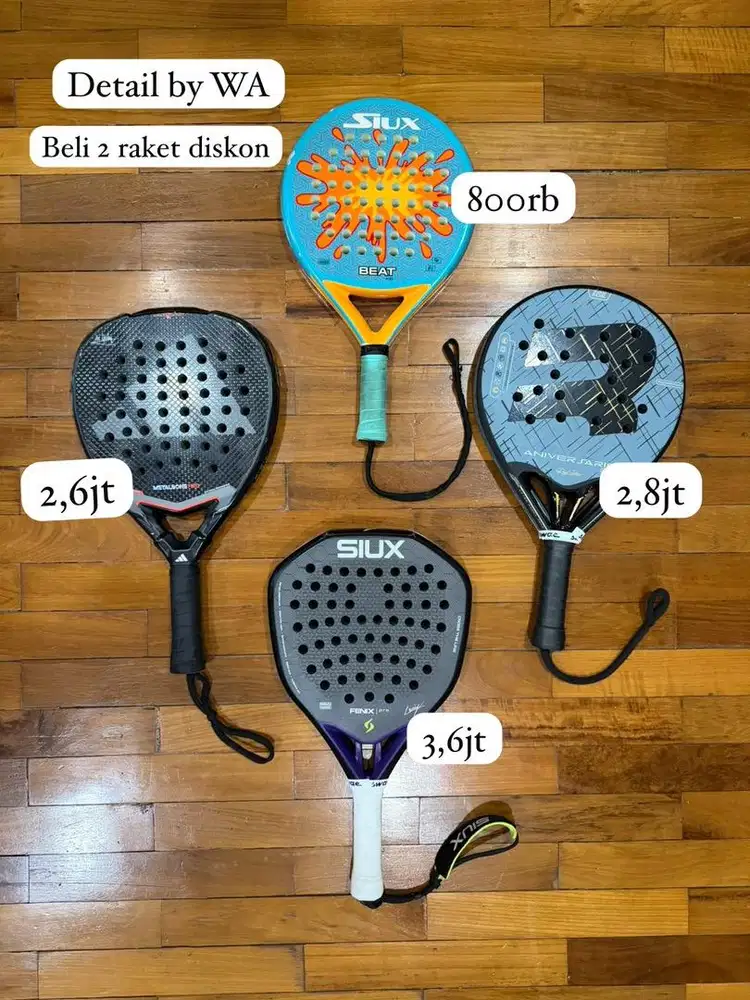 Raket Padel, Siux, Adidas, Royal