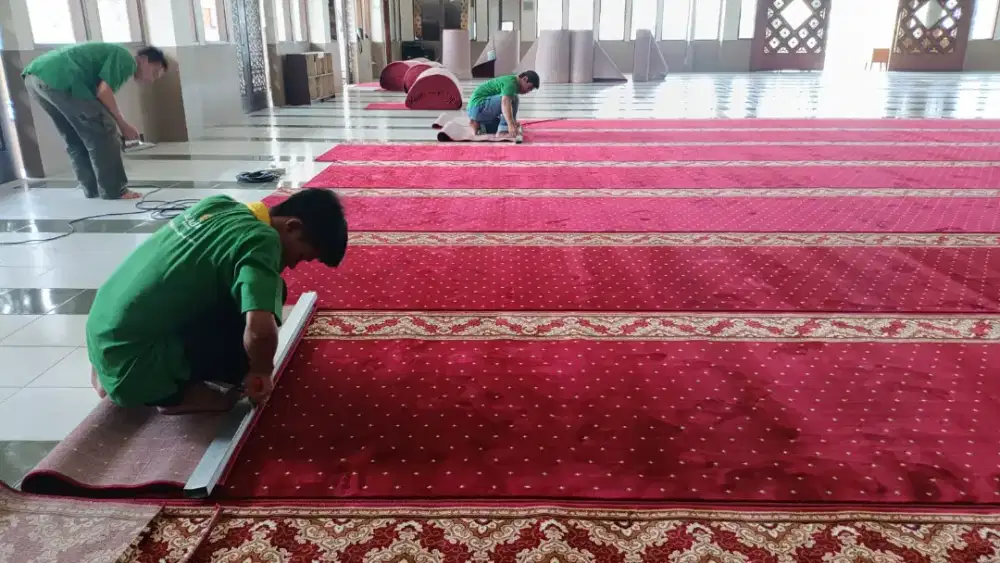 Promo Karpet Masjid Grosir Palembang Termurah, Siap Kirim & Pasang