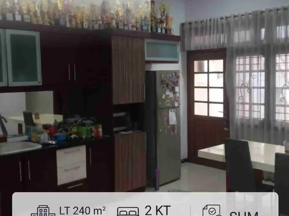 Jual Cepat Rumah Manyar Kartika Timur, LT 240m² Row 3 Mobil