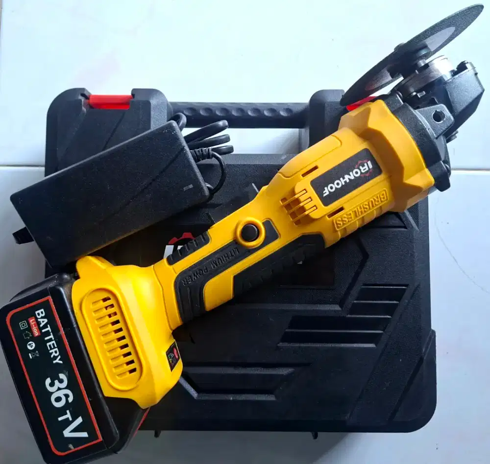 Ironhof gerinda batere cordless brushless