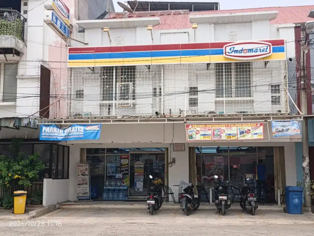 Jual Cepat Harga Murah 2 Unit Ruko Gandeng Lokasi Harapan Indah Bekasi Bisa Nego