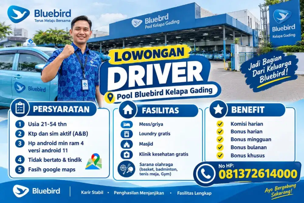 Loker driver supir pengemudi