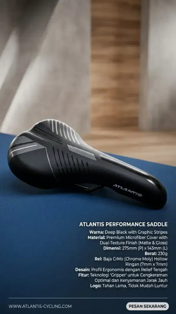 Saddle Sepeda Atlantis
