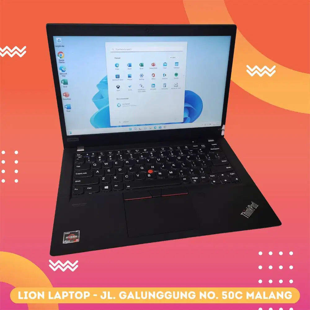 RAM 32GB AMD Ryzen 5 PRO-4650U Lenovo Thinkpad X13 SSD 256GB [29|10]