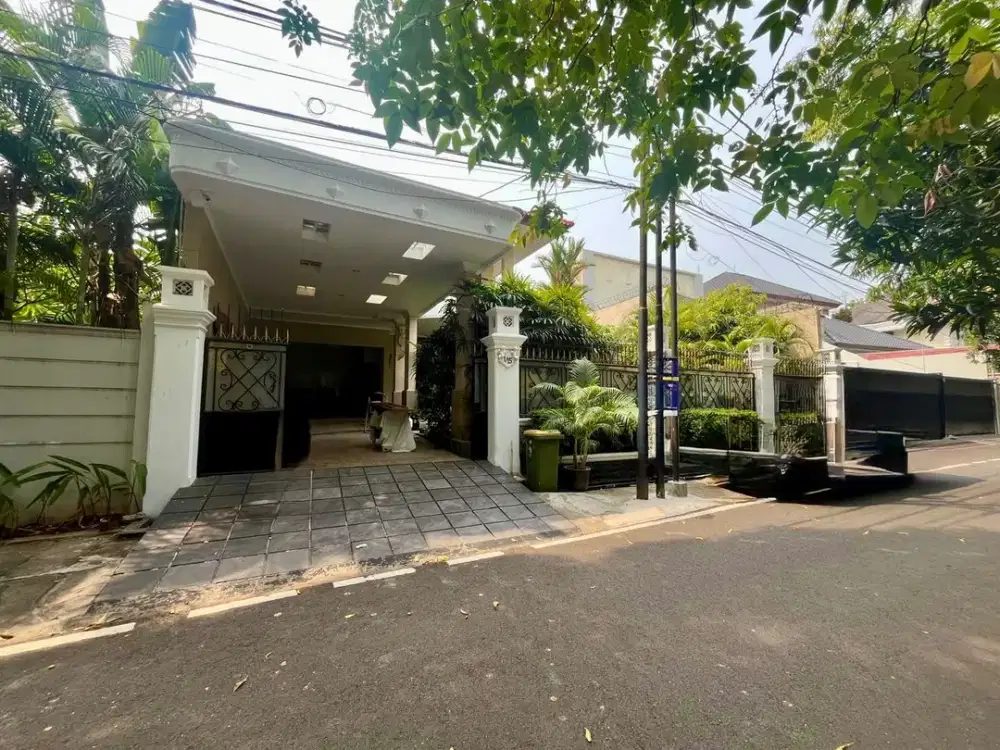 Rumah Kebayoran Baru Jakarta Rindang Teduh dan Ada Pool