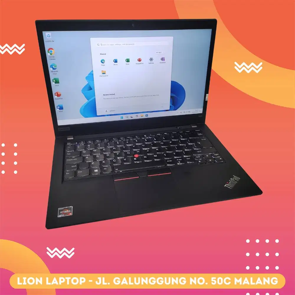 RAM 16GB AMD Ryzen 5 PRO VGA 2GB Lenovo Thinkpad T495 [29|10]