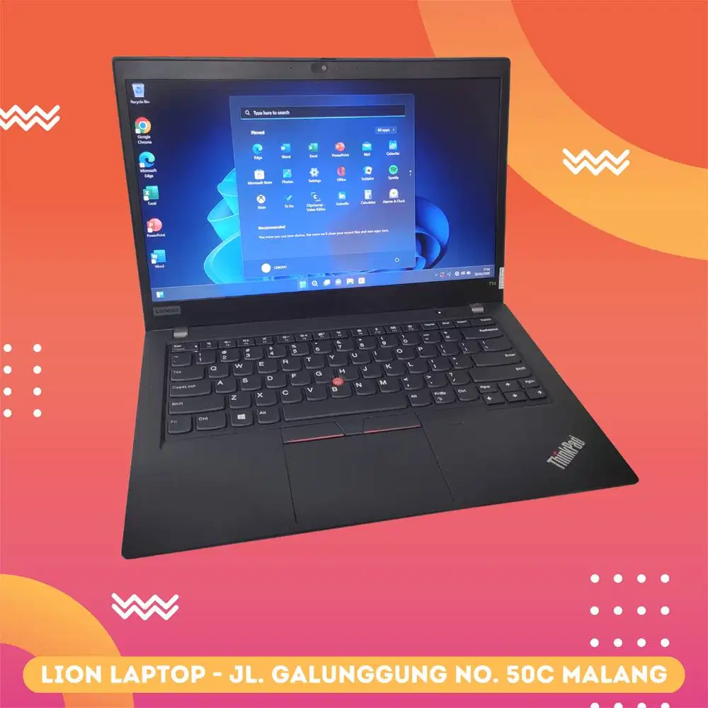 RAM 16GB Core i5 Gen 10 SSD 256GB Lenovo Thinkpad T14 gen 1 [29|10]