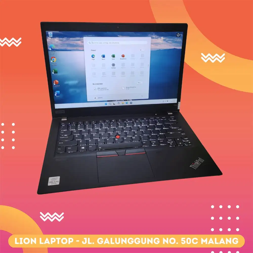 RAM 16GB Slim Core i5 Gen 10 Lenovo Thinkpad T14s [29|10]