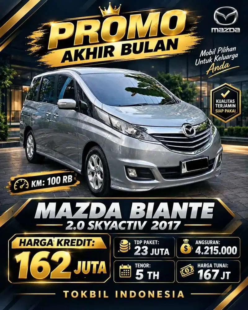 Mazda Biante Skyactive Last Edition 2017