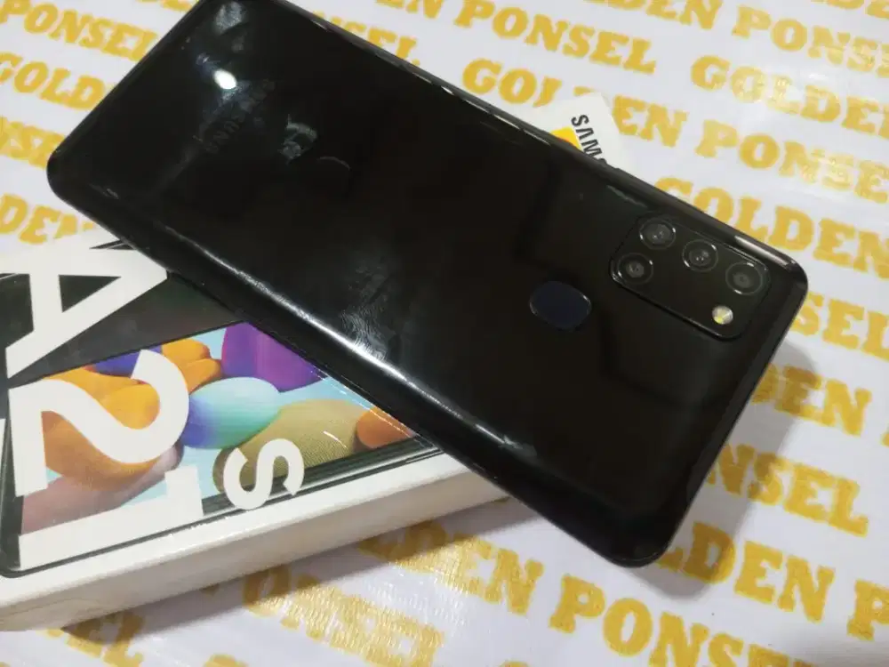 Galaxy A21S-4G.Ram 3/32GB.Finger.Ori #GOLDEN PONSEL