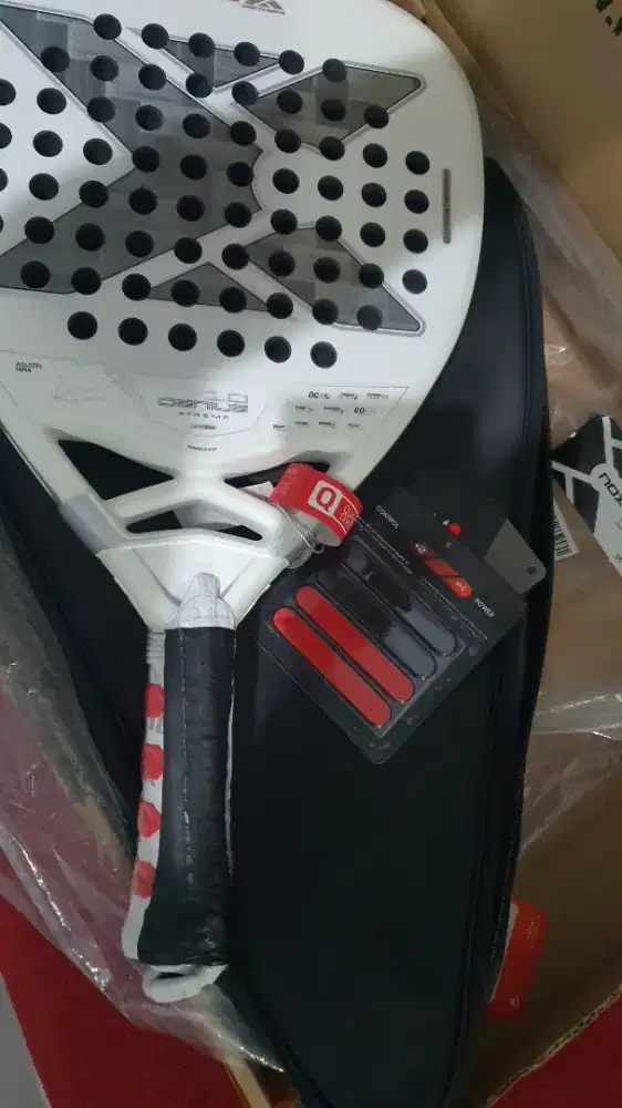Raket Padel NOX AT10 GENIUS 12K Xtreme Attact 2026 Grey White