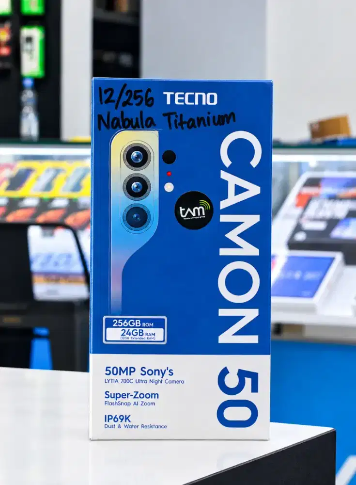 Tecno Camon 50 12/256GB (new)*Bisa COD,Fastrespon WA
