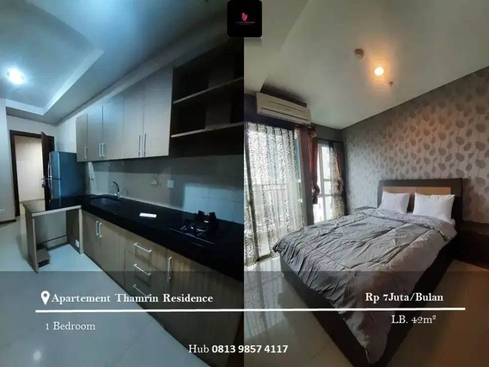 Disewakan Apartement Thamrin Residence 1BR Mid Floor FF