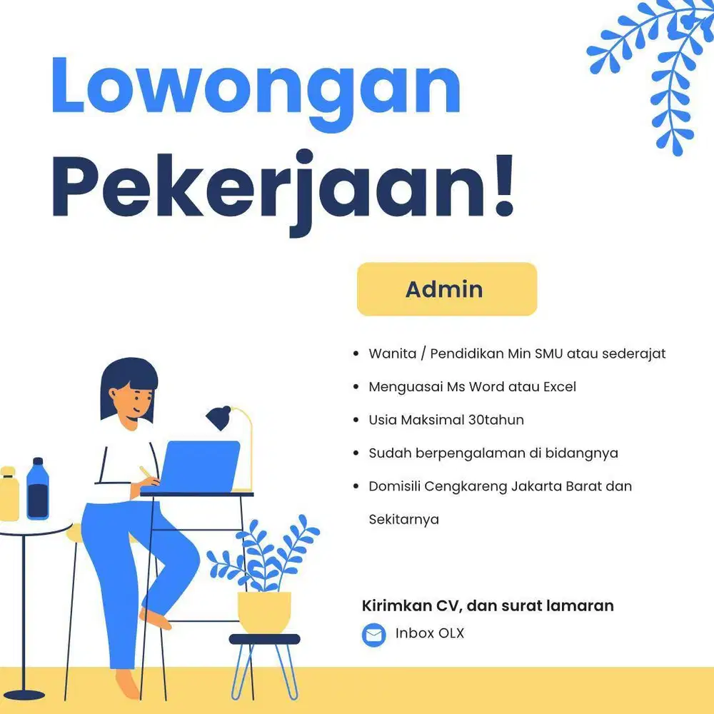 Dibutuhkan Staf Administrasi