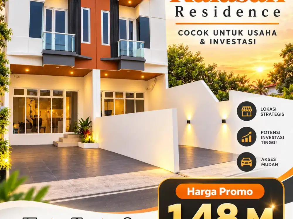 Harga Promo! Ruko Ready Kalasan Residence Melong - Kota Cimahi, Bisa Usaha & Hunian