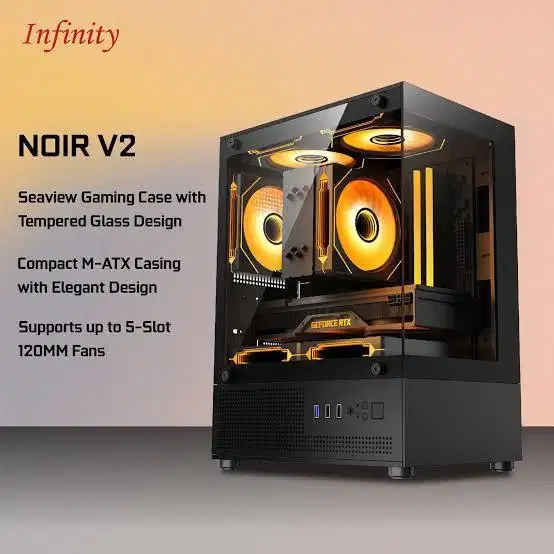 Casing Infinity noir v2 bekas baru pakai 3 bulan