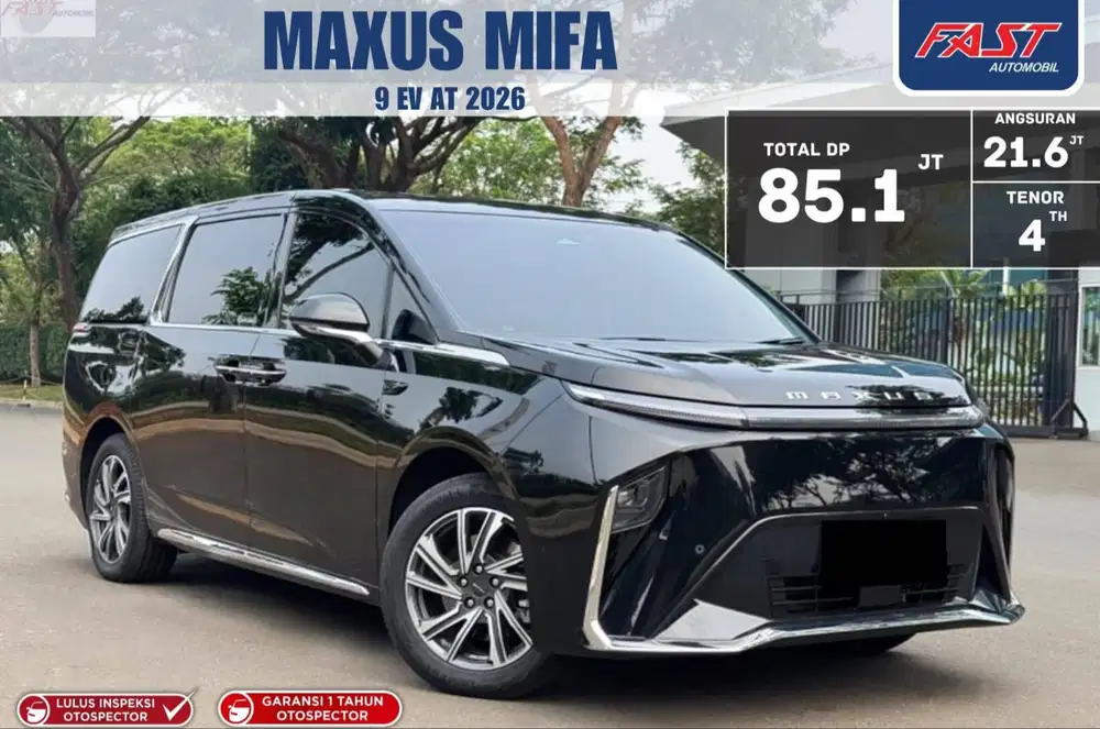MAXUS MIFA 9 2026 EV AT LOW KM.7RB LIKE NEW & PAJAK PANJANG