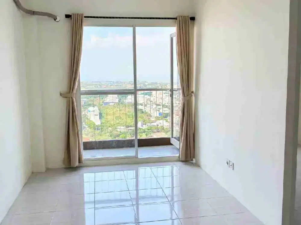 Disewakan New Gress‼Apartemen Puncak Dharmahusada 2BR Kosongan+ 1AC+Gorden
