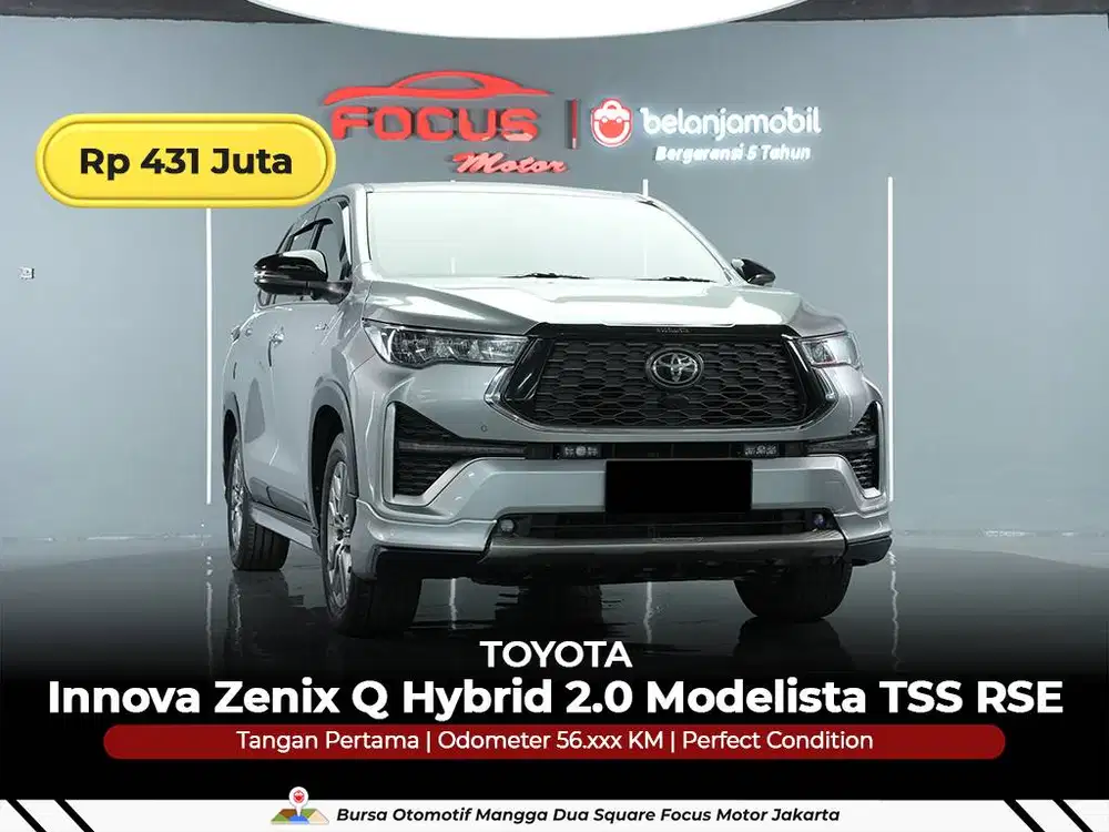 [ GARANSI 5THN ] Toyota Zenix Q Hybrid 2.0 Modelista AT 2022/2023/2024