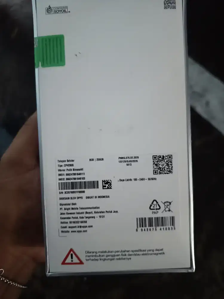 Oppo Reno 16 F 5G 8/256 white