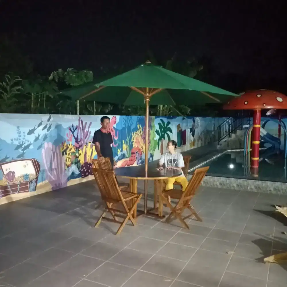 Tenda payung,meja bulat,bangku outdoor,kursi cafe,kursi lipat