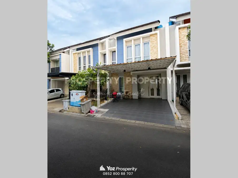 Rumah Full Renovasi 2 Lantai Bangunan di Cluster Verdi Kawasan Symphonia Summarecon Gading Serpong Tangerang