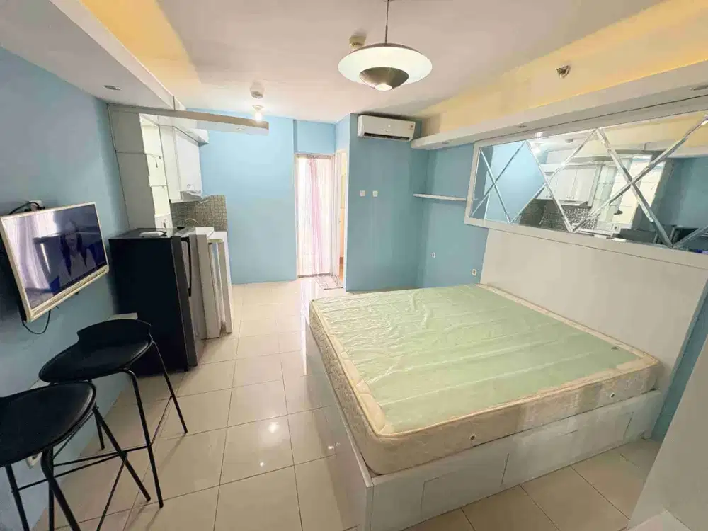 sewa studio besar furnished/3 bln, bassura no kalibata