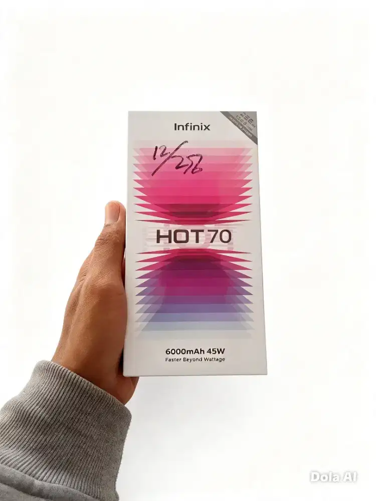 [ Fast respon WA ] Infinix Hot 70 NFC 6/256 Garansi resmi 1thn