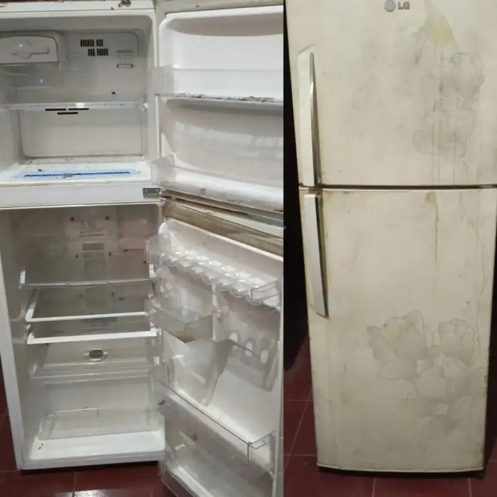 kulkas 2 pintu LG normal jadi esbatu