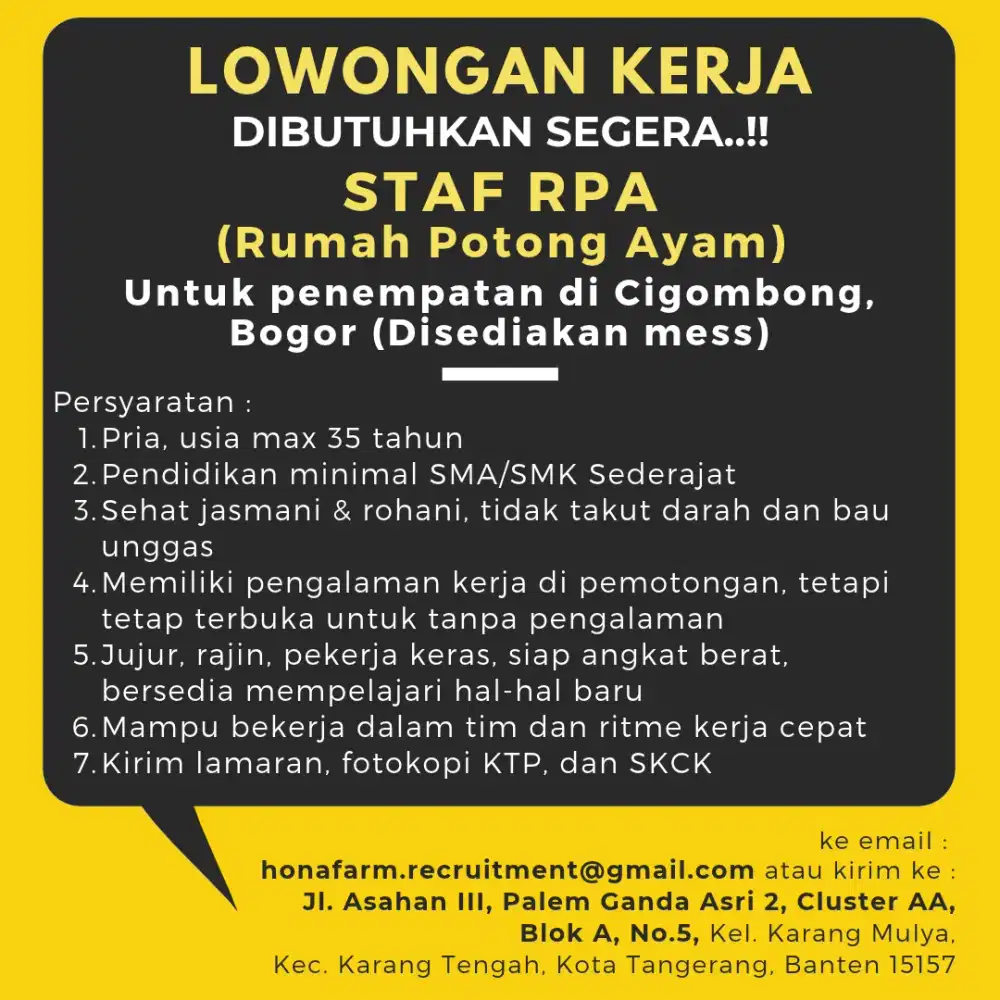 Lowongan Karyawan RPA