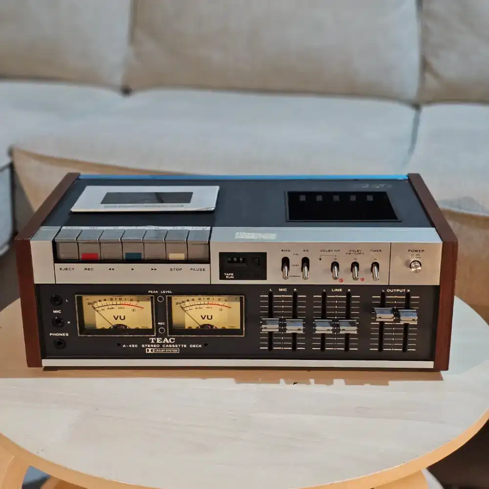 Tape Deck TEAC A-450 Stereo Cassette Player Vintage Classic