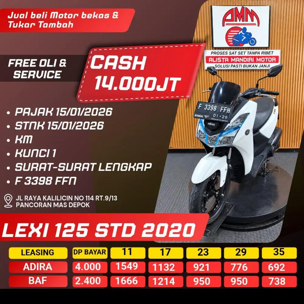 LEXI 125 STD 2020 CASH / KREDIT ALISTA
