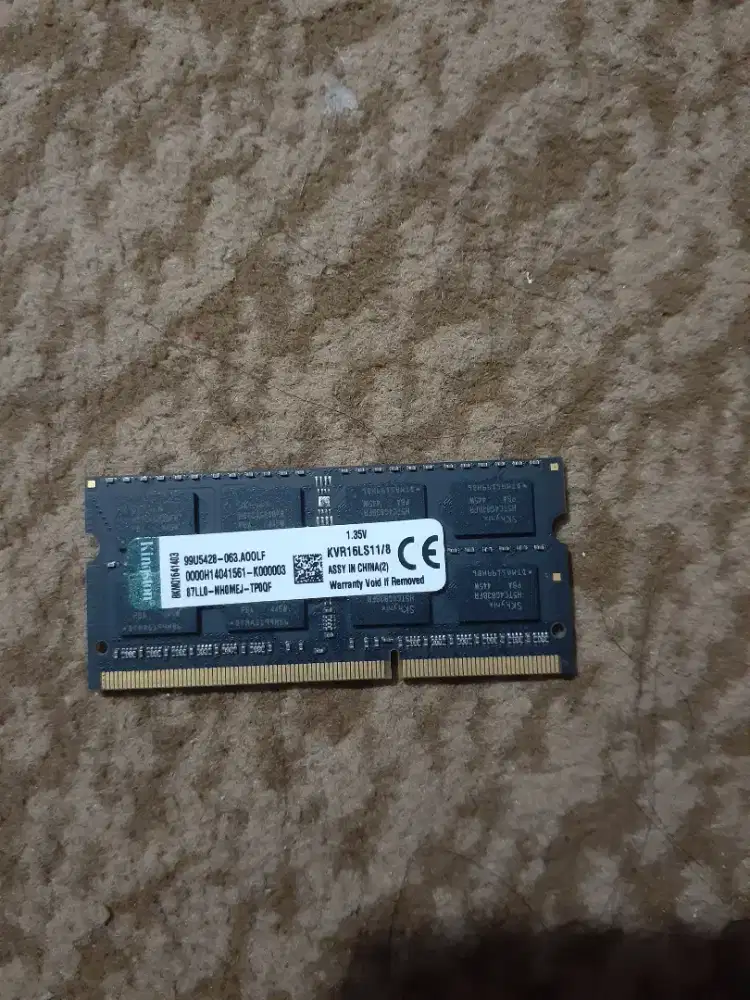 RAM laptop 8gb Kingston DDR3