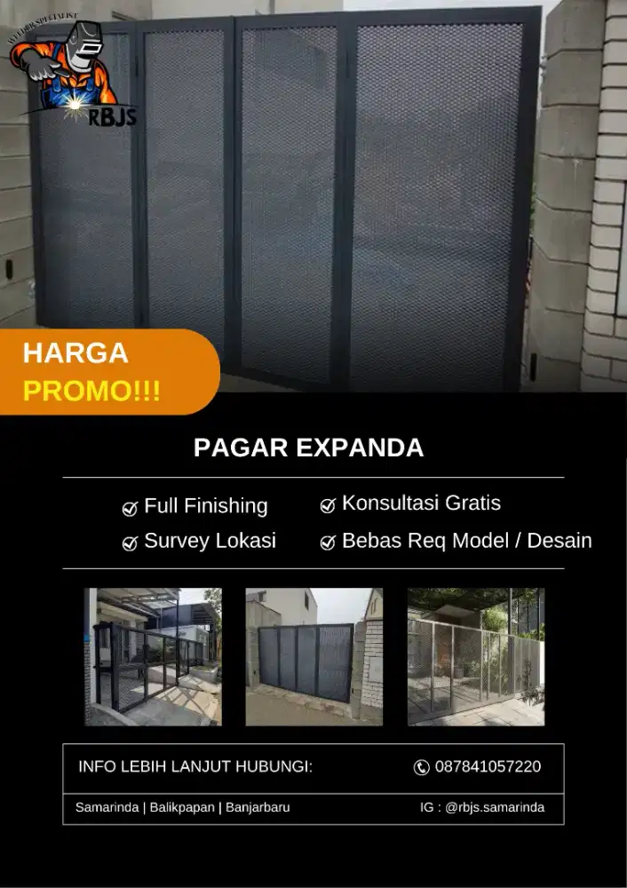 pagar expanda minimalis