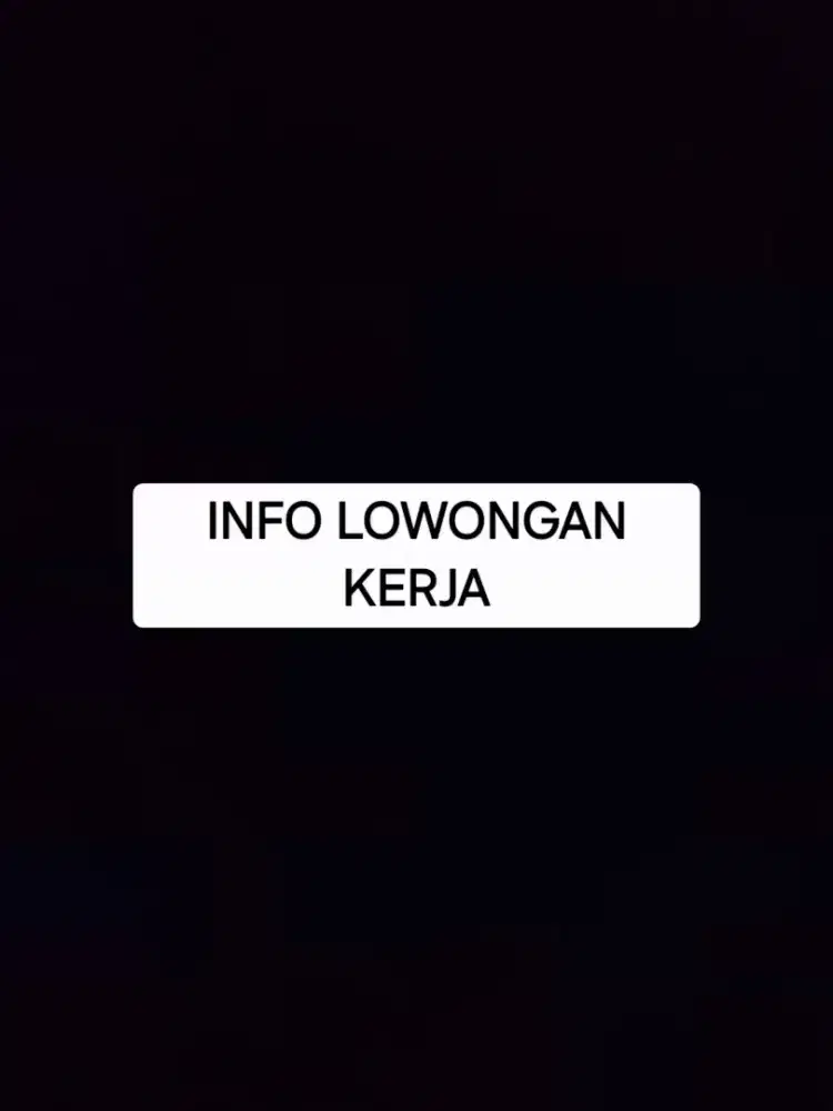 LOWONGAN KERJA, ALAMAT RUKO MEGA SUNTER BLOK B 18 JAKARTA UTARA