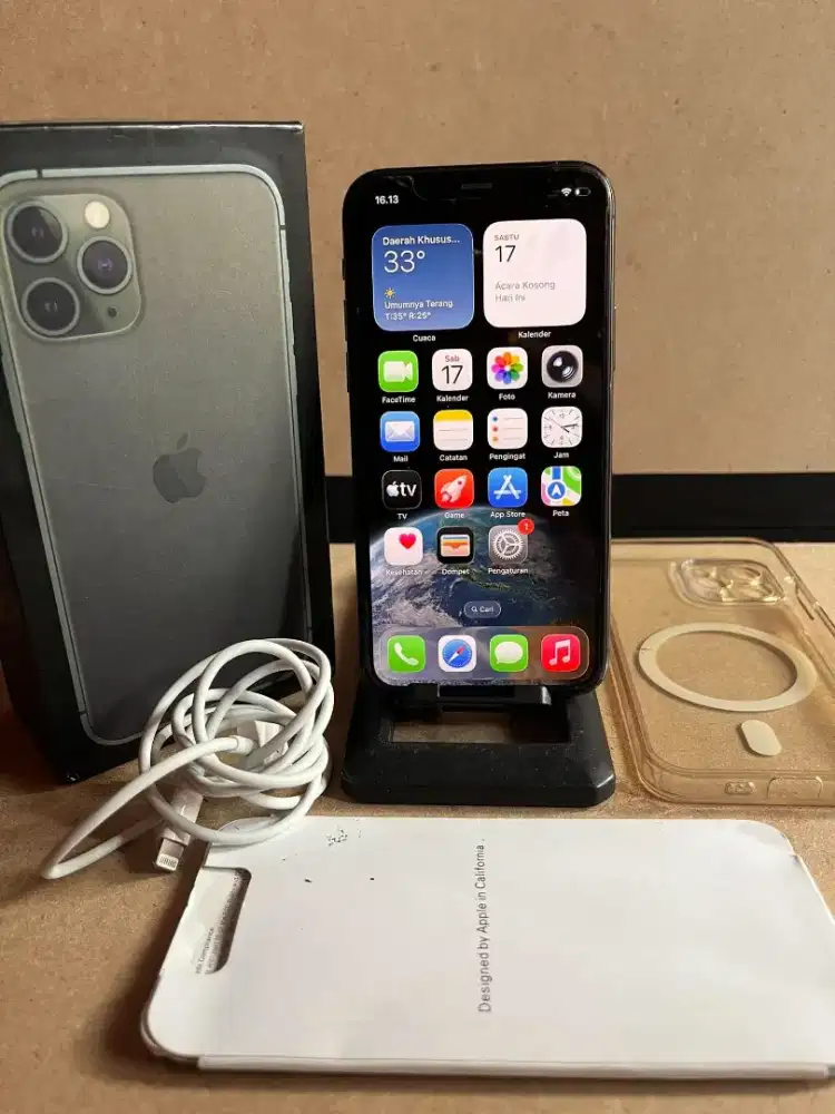 Iphone 11 Pro 64GB BeaCukai Fullset Normal Semua