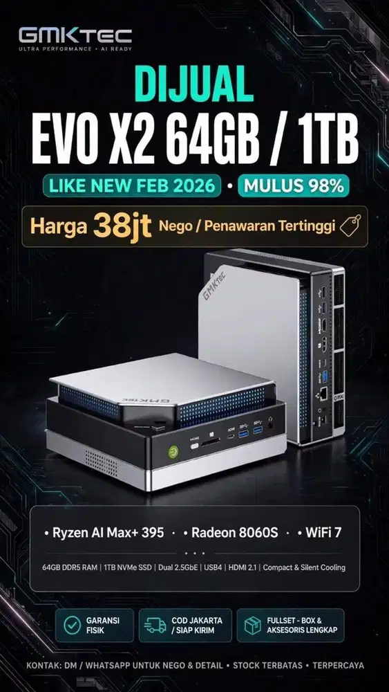 GMKtec EVO X2 64GB/1TB