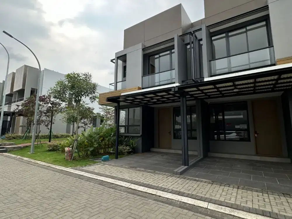 DIJUAL RUMAH BRAND NEW CLUSTER TERRAVIA BSD UNIT HOEK SAMPING TAMAN!